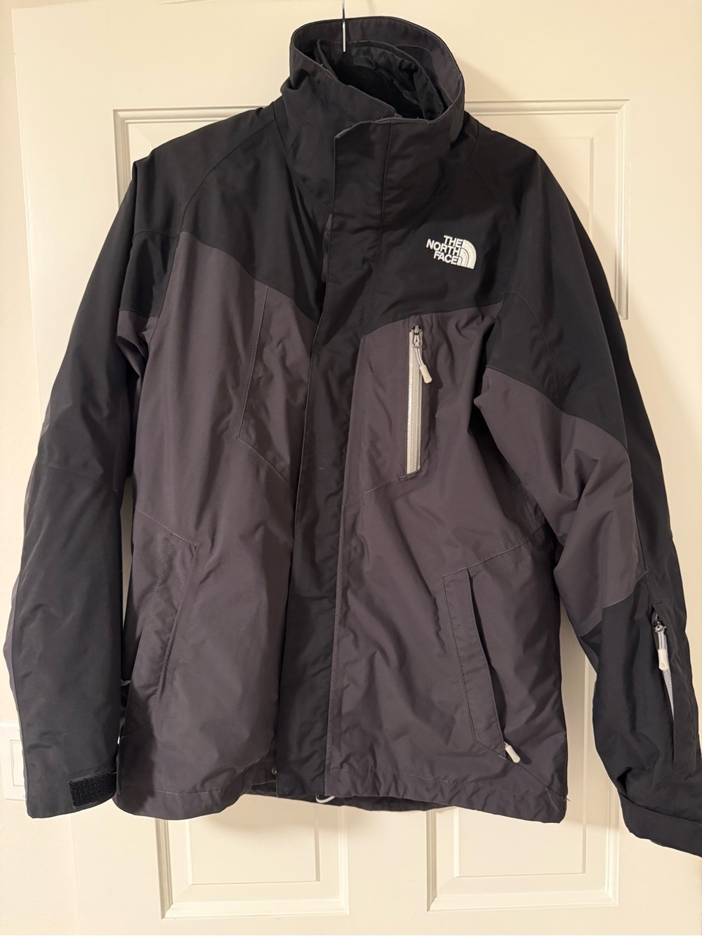 The North Face Men's Black & Gray 3-in-1 Waterproof Jacket